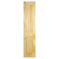 LPD Unfinished Internal Door with 2 Panel -  Clear Pine