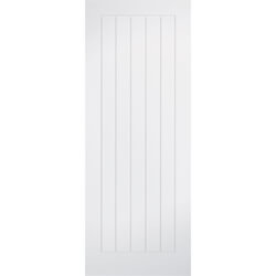 LPD Mexicano Internal Fire Door with 1 Panel - White Primed