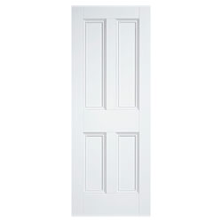 LPD Nostalgia Internal Door with 4 Panel - White Primed
