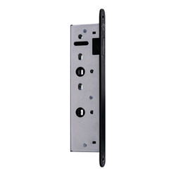 LPD Ironmongery Privacy Magnetic Latch in Matt Black- 25mm W x 245mm H