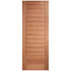 LPD Hayes External Door with 14 Panel - Unfinished Hardwood