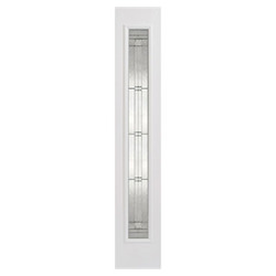 LPD Elegant External Sidelight Door with 1 Obscure Glazed Light - Prefinished White