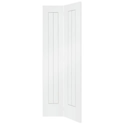 XL Joinery Suffolk Internal Bi-Fold Door with 4 Panel - White Primed