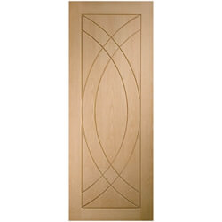 XL Joinery Treviso Un-Finished Oak 1-Panel Internal Fire Door