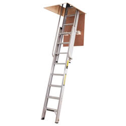 Werner Deluxe Aluminium Loft Ladder
