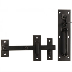 Dale 178mm Black Japanned Suffolk Latch
