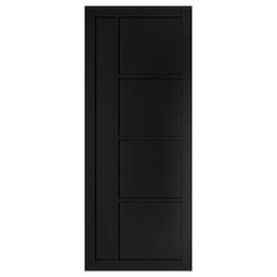 Deanta Brixton Internal Door with 5 Panel - Prefinished Black