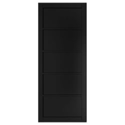 Deanta Shoreditch Internal Door with 5 Panel - Prefinished Black