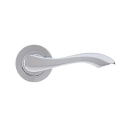 Deanta Veritas Door Handle 117 W x 50mm H - Polished Chrome