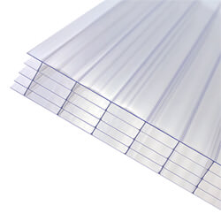 Axiome 25mm Multiwall Polycarbonate Sheet Clear - 1700mm Width