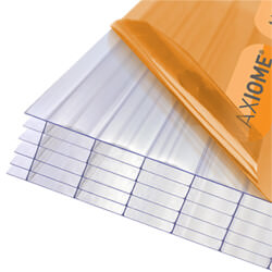 Axiome 35mm Multiwall Polycarbonate Sheet Clear - 1250mm Width