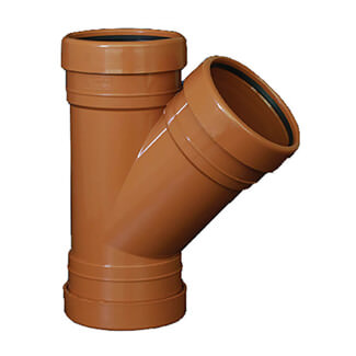 Also Bulk Buy 110mm Brown Underground Drainage Equal Tee Junction 90 degree 