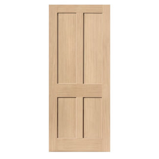 JB Kind Rushmore Un-Finished Oak 4P Internal Door
