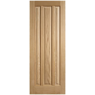 LPD Kilburn Un-Finished Oak 3-Panels Internal Fire Door