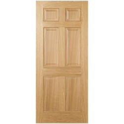 LPD Regency Internal Fire Door with 6 Panel - Prefinished Oak