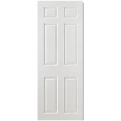 LPD Smooth Moulded Internal Door with 6 Panel - White Primed
