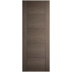 LPD Vancouver Internal Fire Door with 5 Panel - Prefinished Chocolate Grey