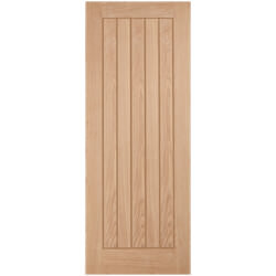 LPD Belize Internal Fire Door FD60 with 5 Panel - Unfinished Oak