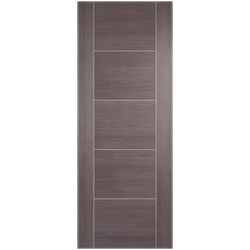 LPD Vancouver Laminate Internal Fire Door with 5 Panel - Fully Finished Medium Grey