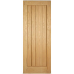 LPD Mexicano Internal Door with 5 Panel - Unfinished Oak