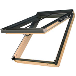Fakro Manual Conservation Top Hung Roof Window - FPP P2 Double Glazed - Natural Pine