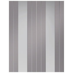 XL Joinery Forli Internal Door Pair with 2 Clear Glazed Light - Prefinished Light Grey
