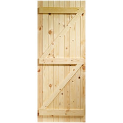 XL Joinery Ledged and Braced External Gate - Unfinished Solid Knotty Pine