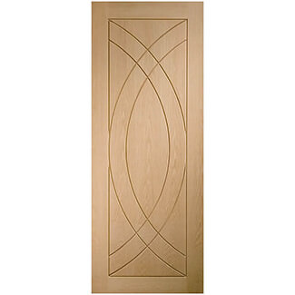 XL Joinery Treviso Un-Finished Oak 1-Panel Internal Fire Door