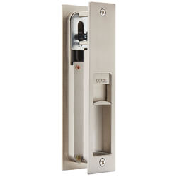 LPD Gemini Privacy Sliding Lock for Pocket Doors - 37mm W x 180mm H