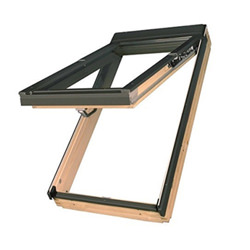 Fakro Manual Top Hung Roof Window - FPP Double Glazed - Natural Pine