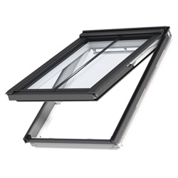Velux Manual Conservation Top Hung Roof Window - 70H Double Glazed - White Painted Pine