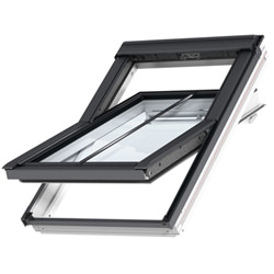 Velux Manual Conservation Centre Pivot Roof Window - Double Glazed - White Painted Pine