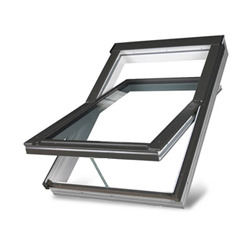 Fakro Electric Centre Pivot Roof Window - PTP P2 Double Glaze - PVC