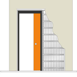 JB Kind Sliding Pocket Door System for Single Doors