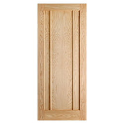 LPD Lincoln Internal Door with 3 Panel - Prefinished Oak