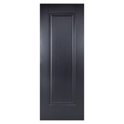 LPD Eindhoven Internal Door with 1 Panel - Black Primed