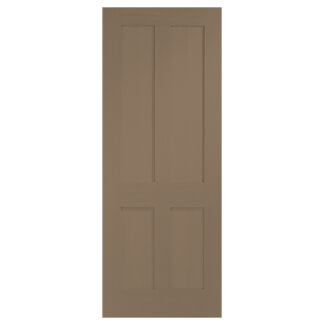 XL-Joinery Victorian Shaker Cappuccino Oak 4-Panels Internal Fire Door