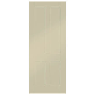 XL Joinery Victorian Shaker Painted Chantilly 4-Panels Internal Fire Door