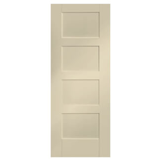 XL Joinery Shaker Painted Chantilly 4-Panels Internal Fire Door