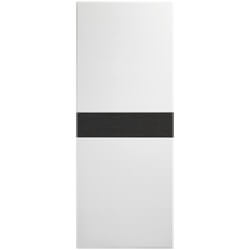 XL Joinery Asti Pre-Finished White-Dark Grey Internal Door