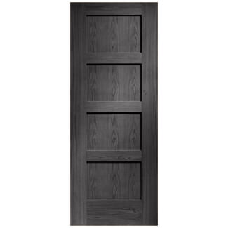 XL Joinery Shaker Americano Oak 4-Panels Internal Door