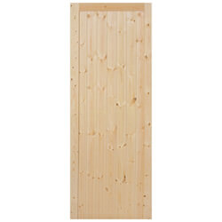 JB Kind Framed Ledged & Braced External Boarded Door 44mm T - Unfinished Softwood