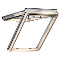 Velux Manual Top Hung Roof Window - 70 Double Glazed - Lacquered Pine