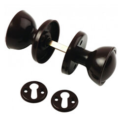 Dale Brown Colour Plastic Furn Rim Lock