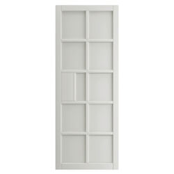 JB Kind Plaza Industrial Internal Door with 10 Panel - White Painted