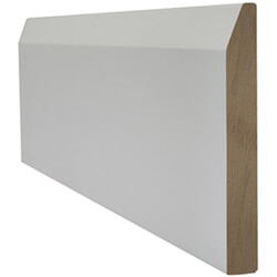 LPD White Primed Chamfered Skirting - 3000 H x 18mm T