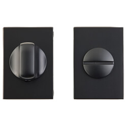 Deanta Slim Thumb-Turn Rectangle Lock for Doors - 35 W x 50 H x 22mm D