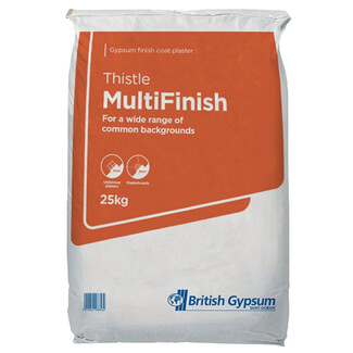 British Gypsum Thistle Multi Finish Plaster 25Kg
