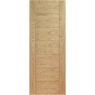 XL Joinery Palermo Original Clear Lacquer Oak 7-Panels Internal FD60 Fire Door