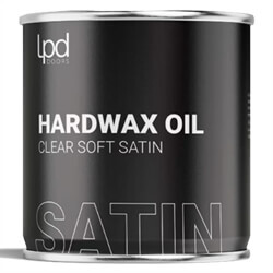 LPD Clear Soft Satin Hardwax Oil For Inernal Doors